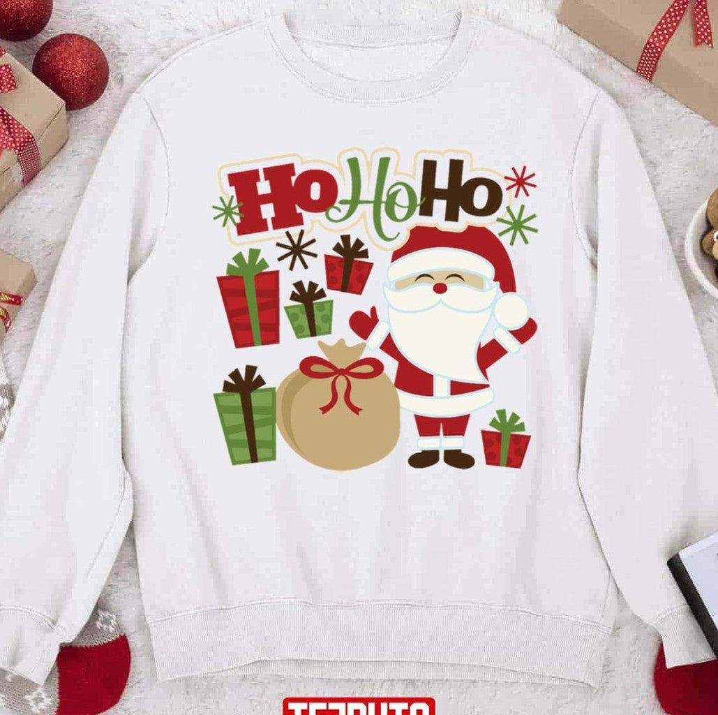 Animated Santa Hohoho Unisex Sweatshirt