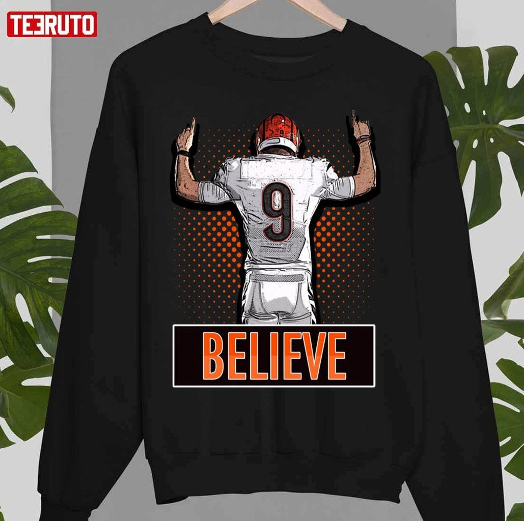 Believe Joe Burrow Graphic Unisex Sweatshirt