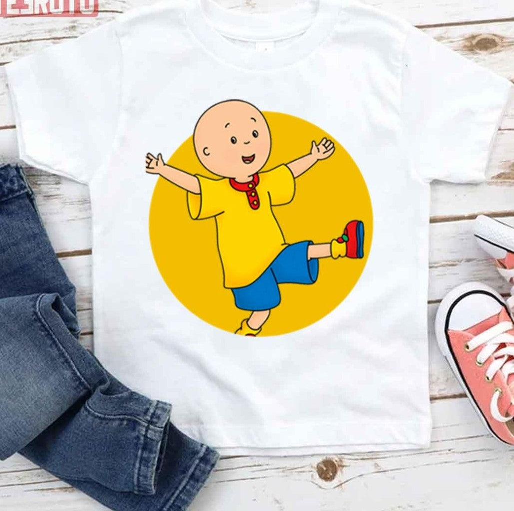 Round Yellow Design Caillou Unisex T-Shirt