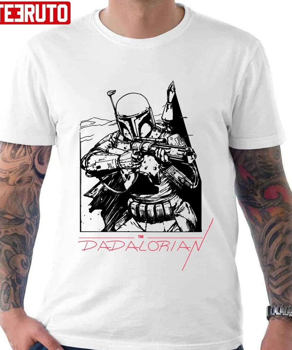 The Dadalorian The Best Dad In The Galaxy Funny Father's Day Unisex Hoodie