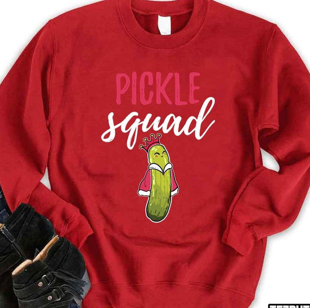 Pickle Pickle Squad Kawaii Unisex Sweatshirt