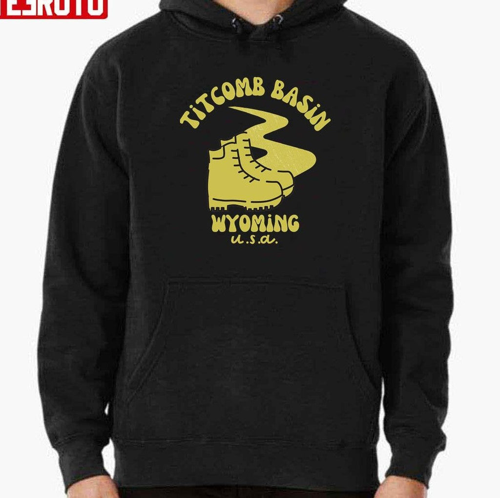 Seventies Titcomb Basin Trail Wyoming Green Hiking Camping Unisex Sweatshirt