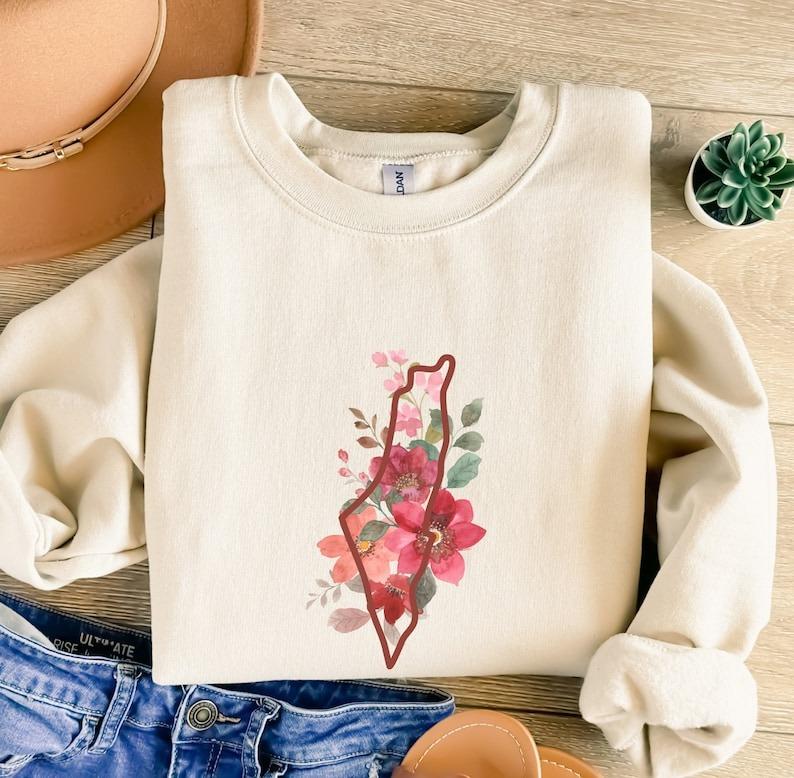 Palestine Sweatshirt, Free Palestine Sweater, Stand With Palestine Sweatshirt