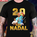 Retro Rafa Nadal 20 Grand Slam Champion Unisex T-shirt