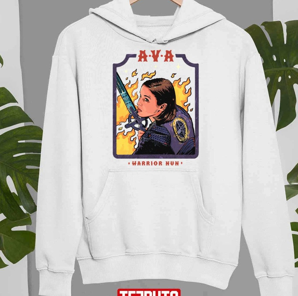 Ava Silva Warrior Nun Cartoon Art Unisex Sweatshirt