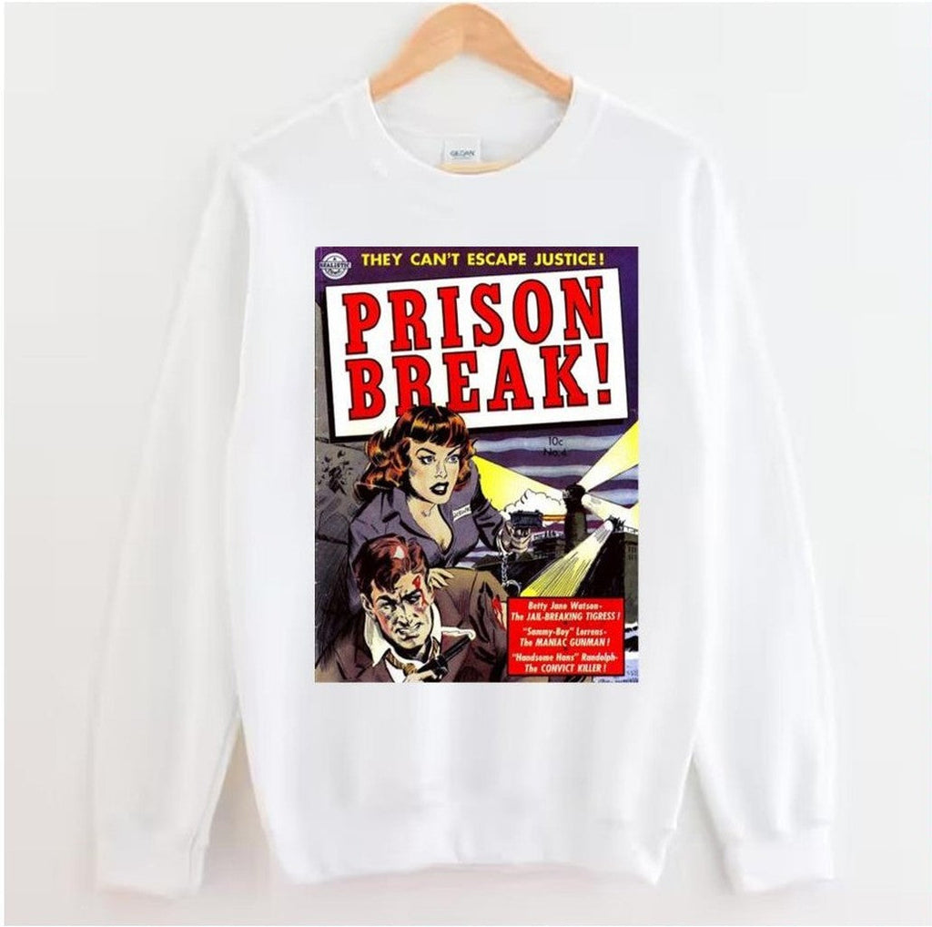 Prison Break 004 Inc Fixed Comic Cover Unisex Sweatshirt