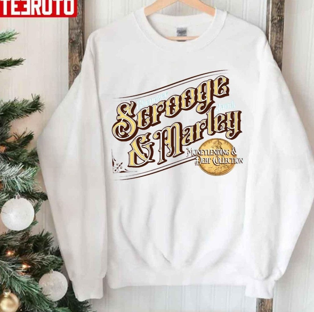 Scrooge And Marley Design Unisex Sweatshirt
