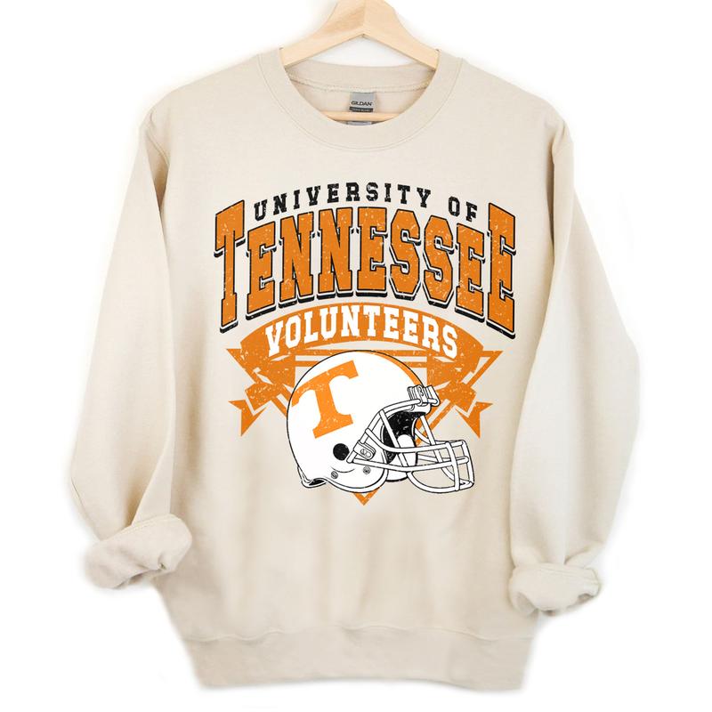 Vintage Tennessee Volunteers NCAA Football Shirt, Graphic Sport Team Shirt, Cotton Gift for Fans, Men, Women, Classic Unisex T-Shirt, Comfort