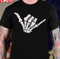 Shaka Skull Hand Sign Halloween Unisex T-Shirt