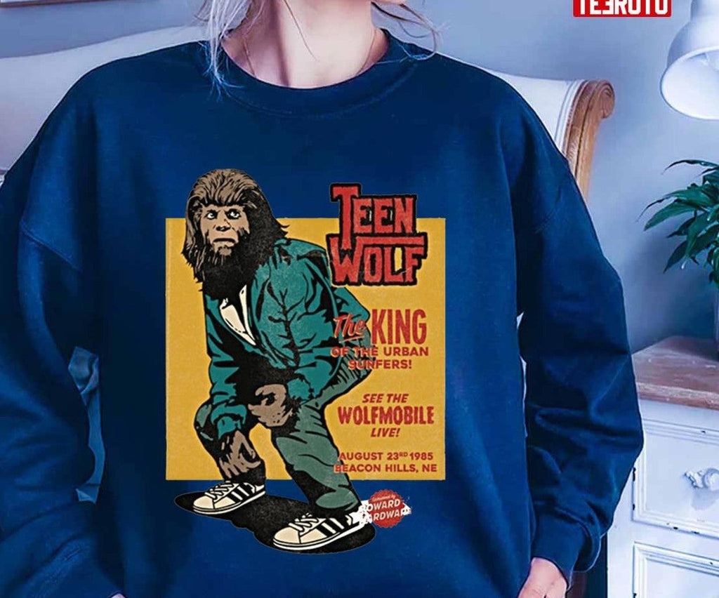 Teen Wolf 80s Cult Skate Board Unisex T-Shirt