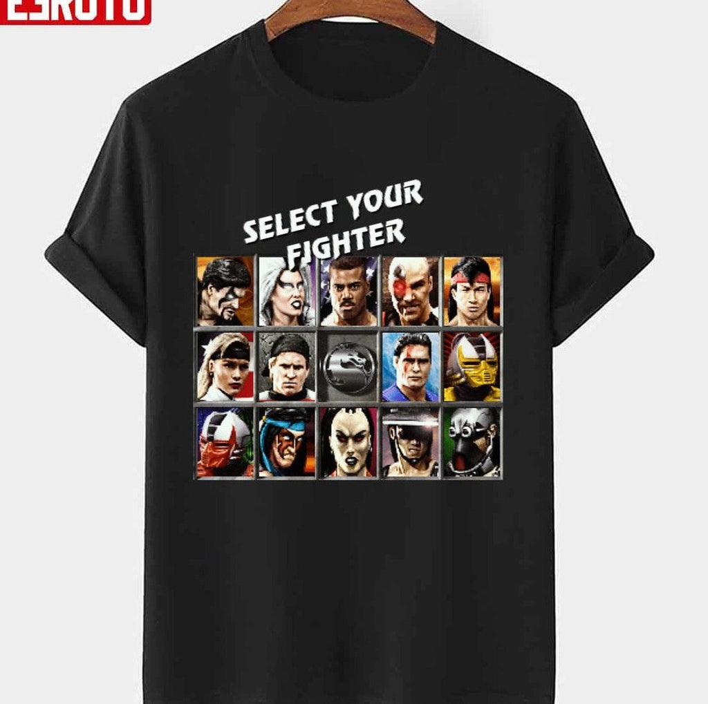 Select Your Fighter Mortal Kombat 3 Unisex T-Shirt