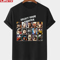 Select Your Fighter Mortal Kombat 3 Unisex T-Shirt