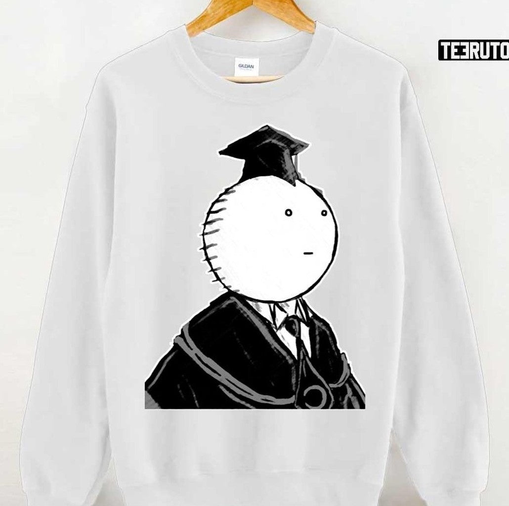 Assassination Classroom Koro Sensei White Face Unisex T-Shirt