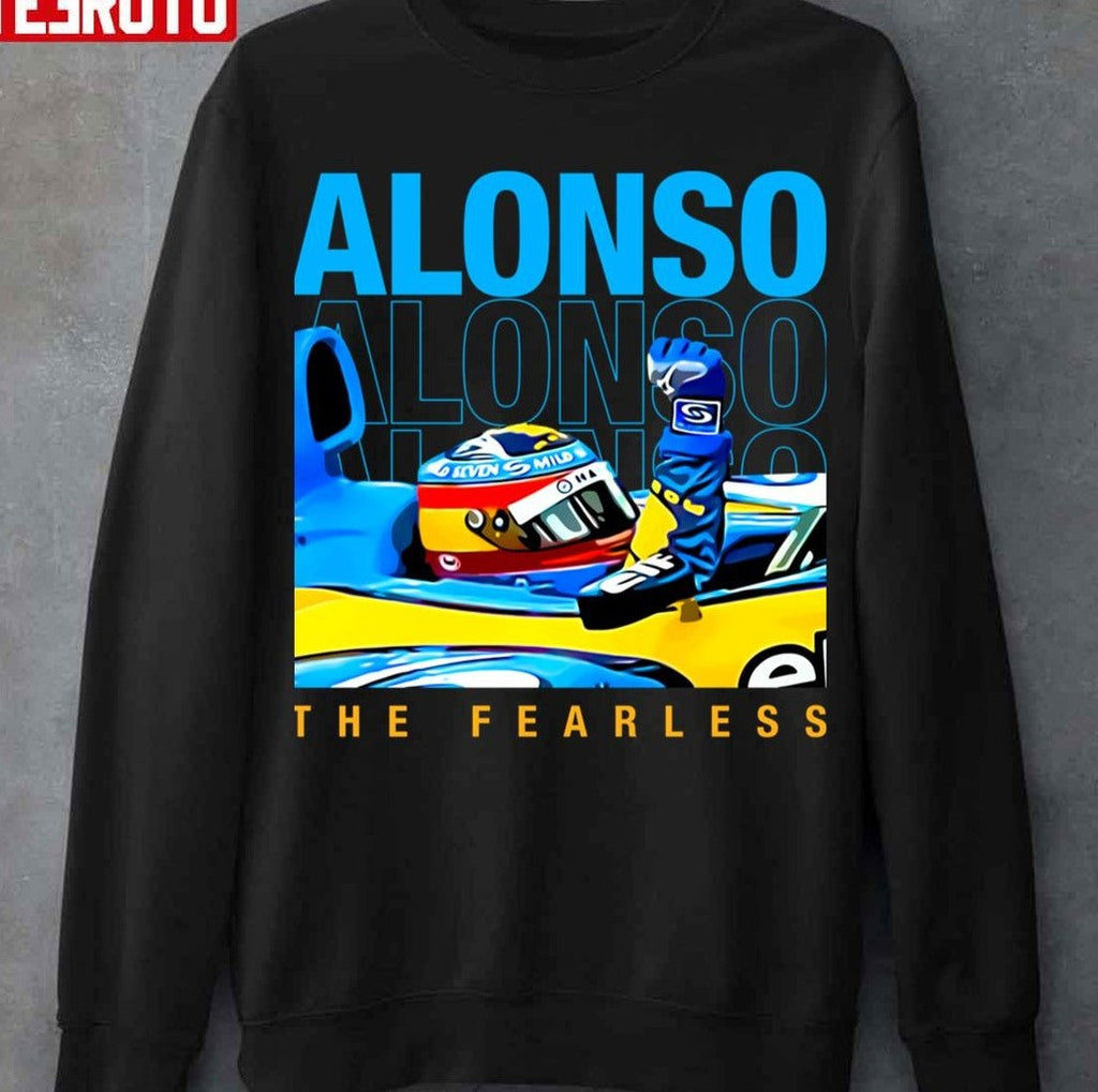 The Fearless Fernando Alonso Helmet F1 Champion 2005 2006 Unisex Hoodie