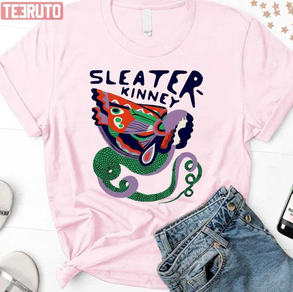 Sleater Kinney Beautiful Serpent Original Illustration Unisex Sweatshirt