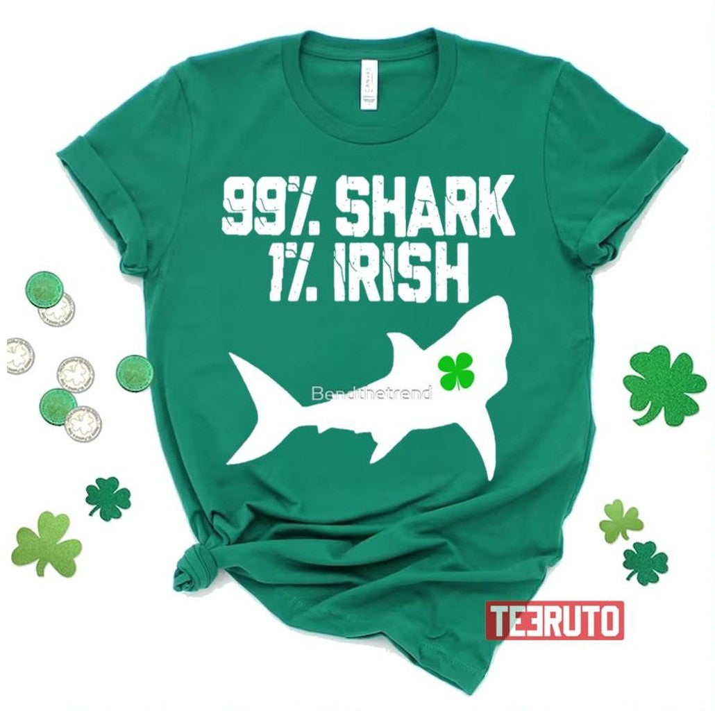 Shark Animal St Patrick’s Day Irish Shamrock Unisex Sweatshirt