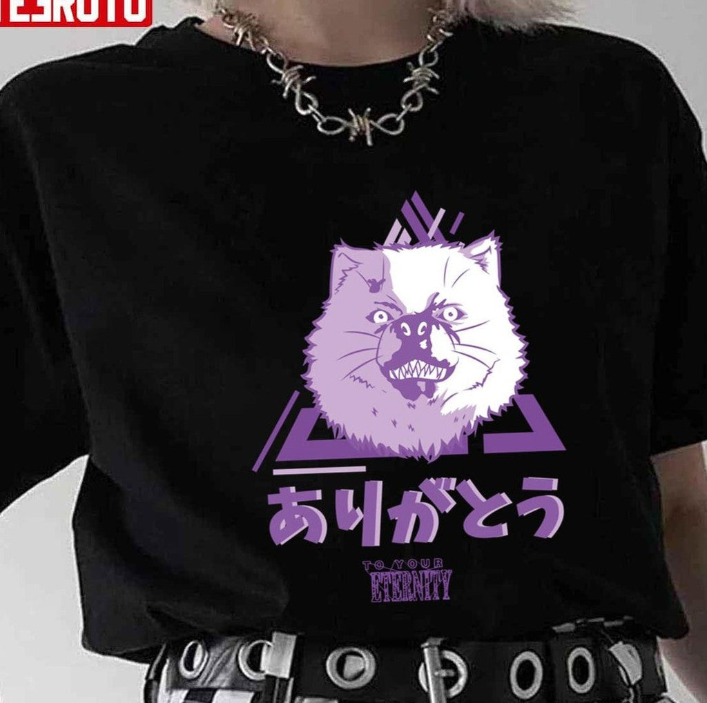 Thank You Arigato To Your Eternity Black Unisex T-shirt