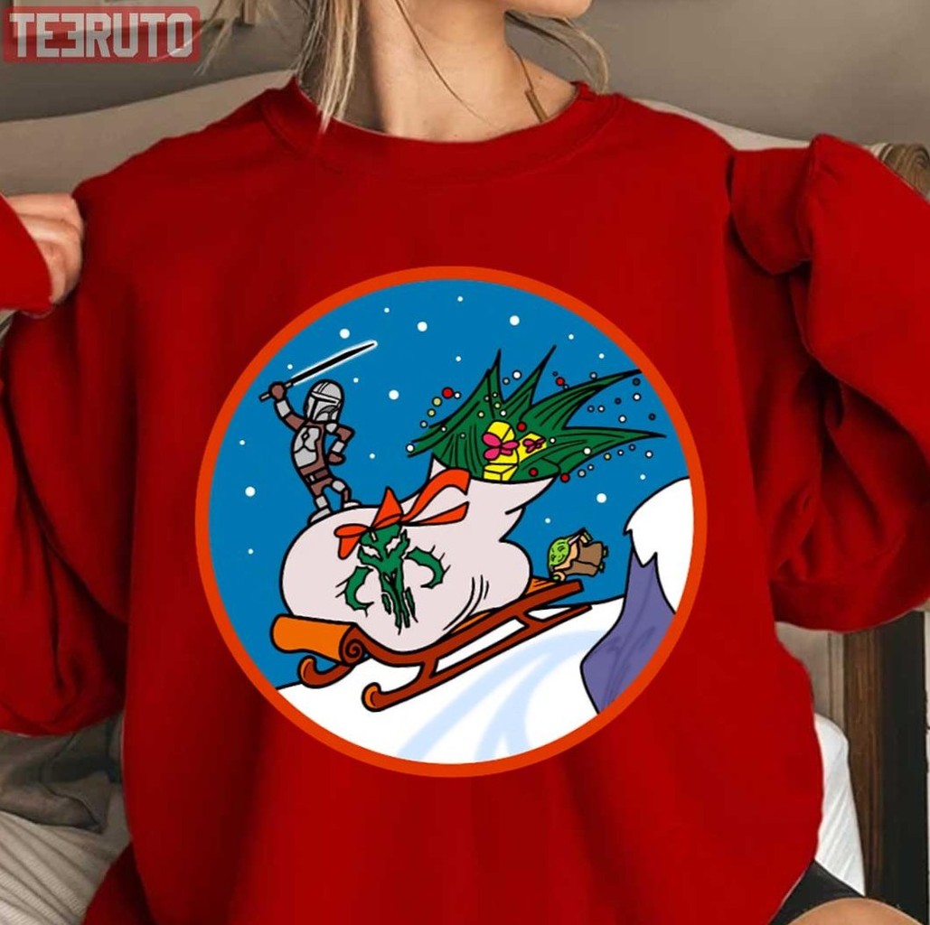 Saving Christmas Rounded Grinch Unisex T-Shirt