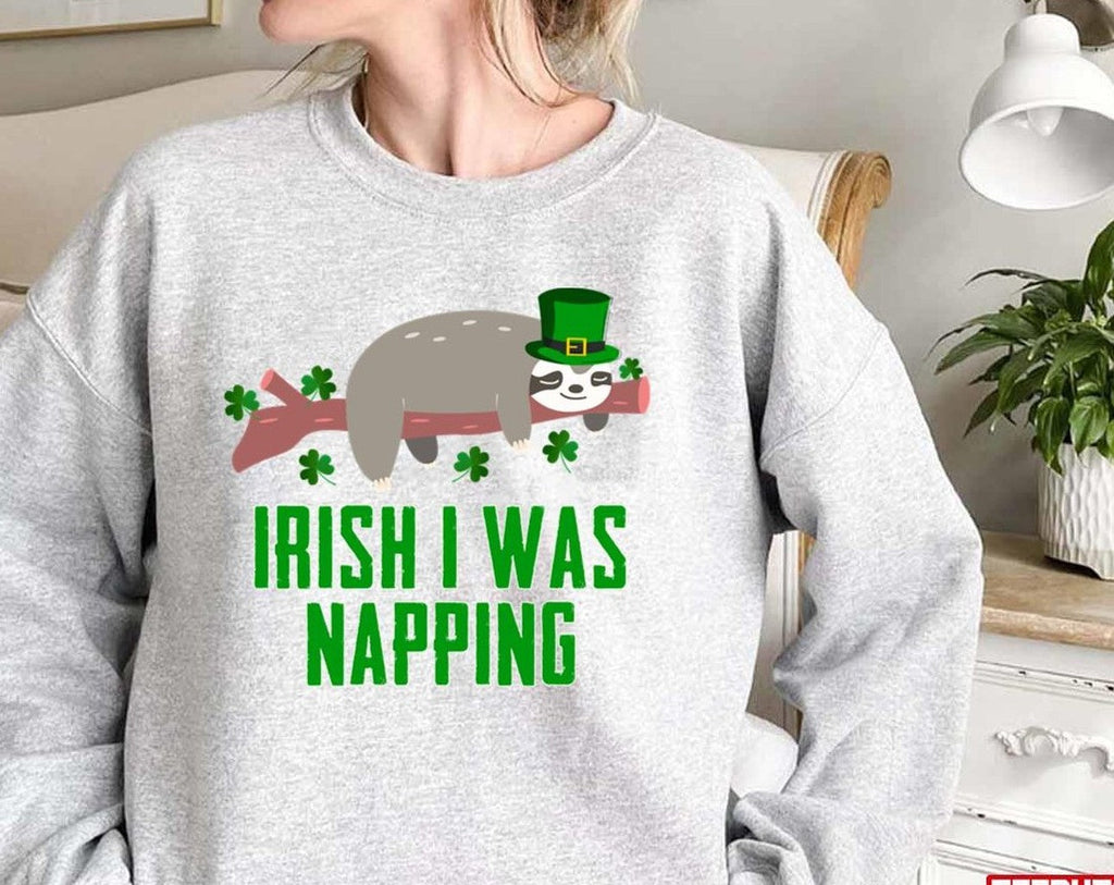Sloth St Patricks Day Unisex Sweatshirt