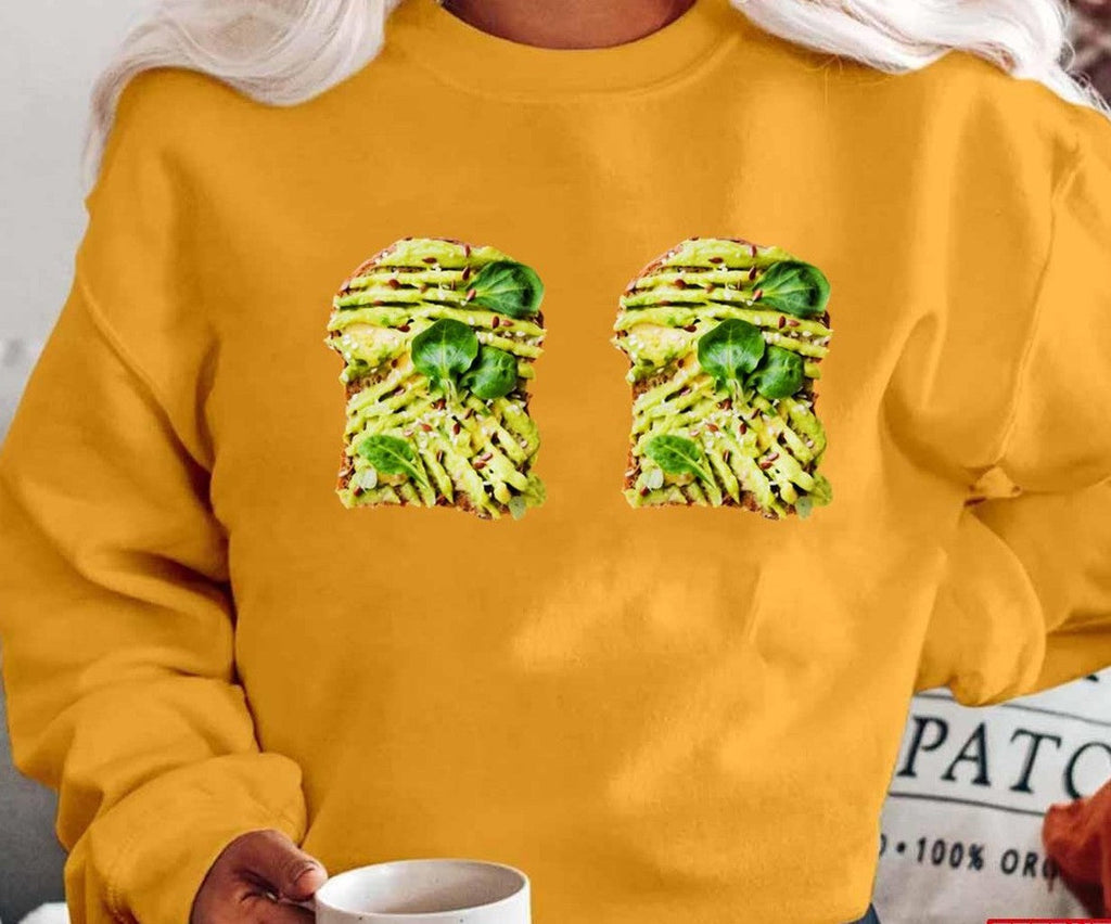 Avocado Toast Food Funny Design Unisex T-Shirt