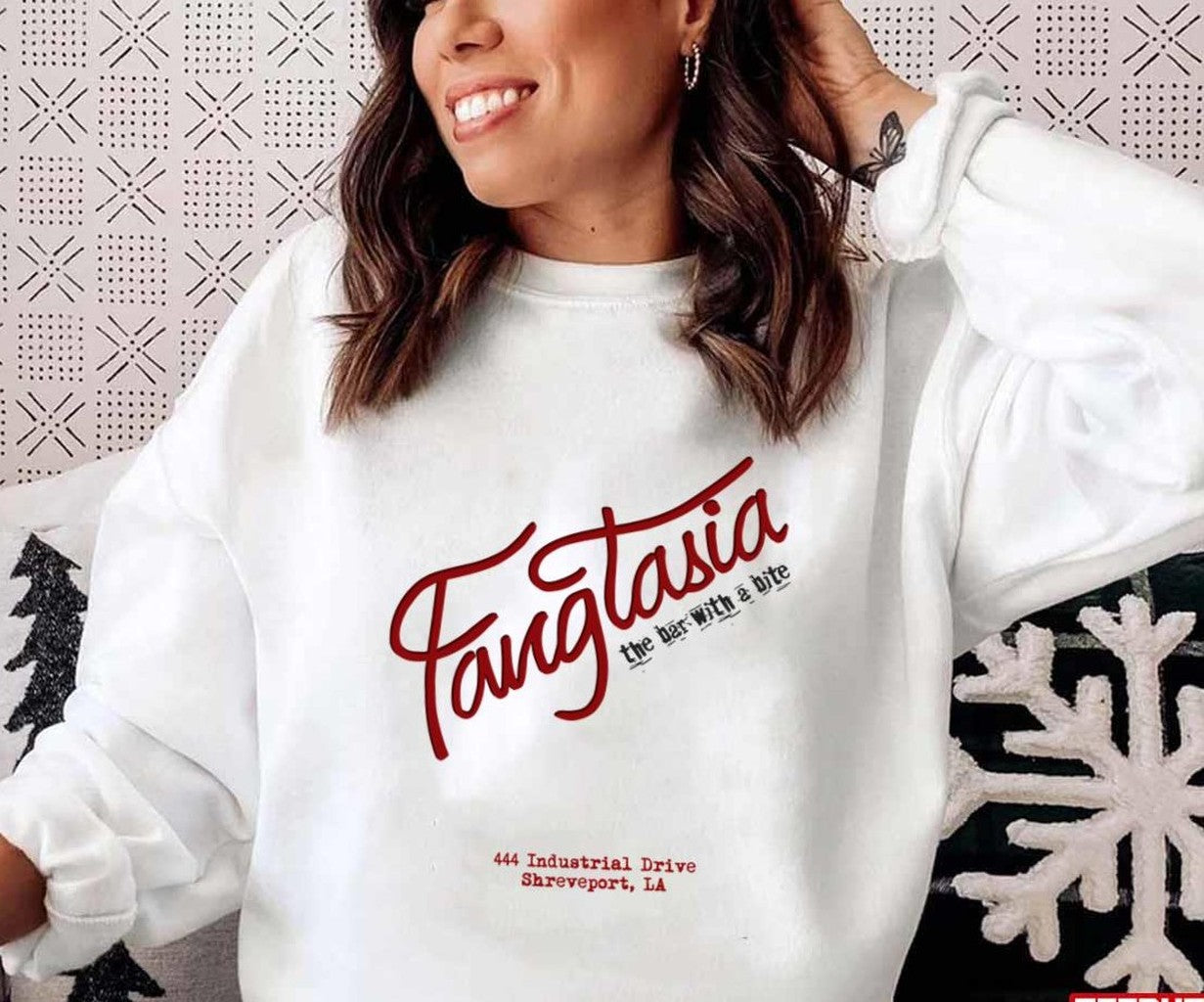 444 Industrial Drive Fangtasia Bites True Blood Unisex T-Shirt