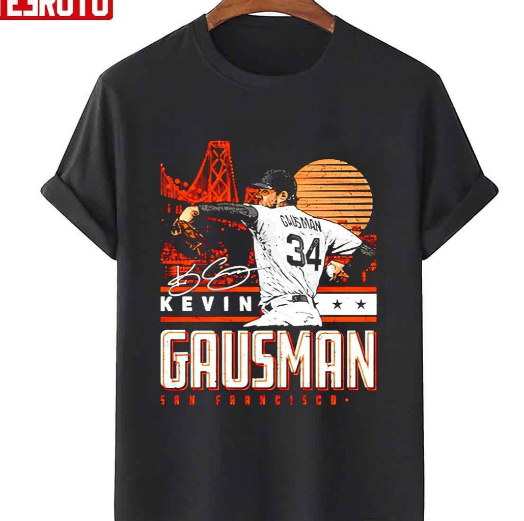 34 Kevin Gausman San Francisco Giants Signature Unisex T-Shirt