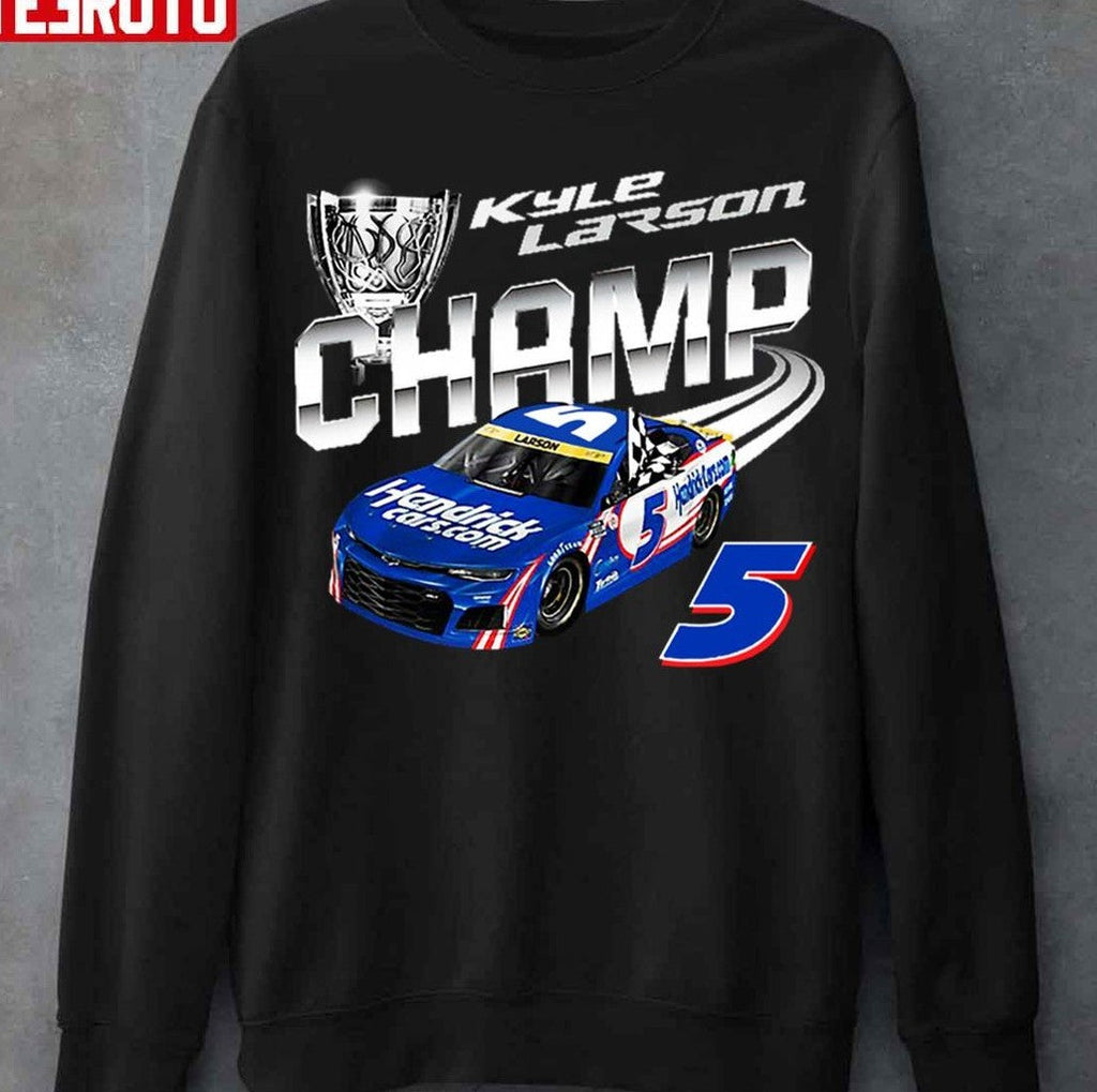 Racing Cup Number 5 Kyle Larson Unisex Hoodie