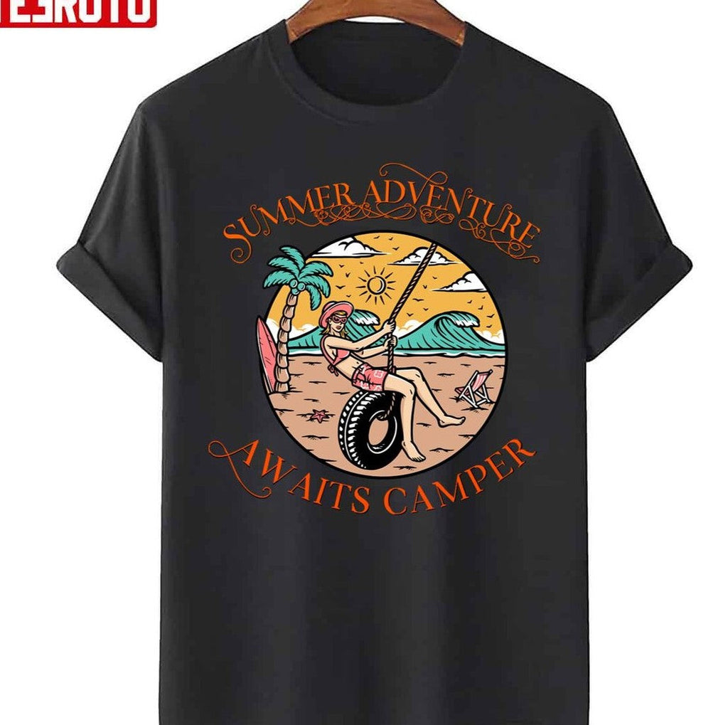 Summer Art Adventure Awaits Campers Unisex T-Shirt