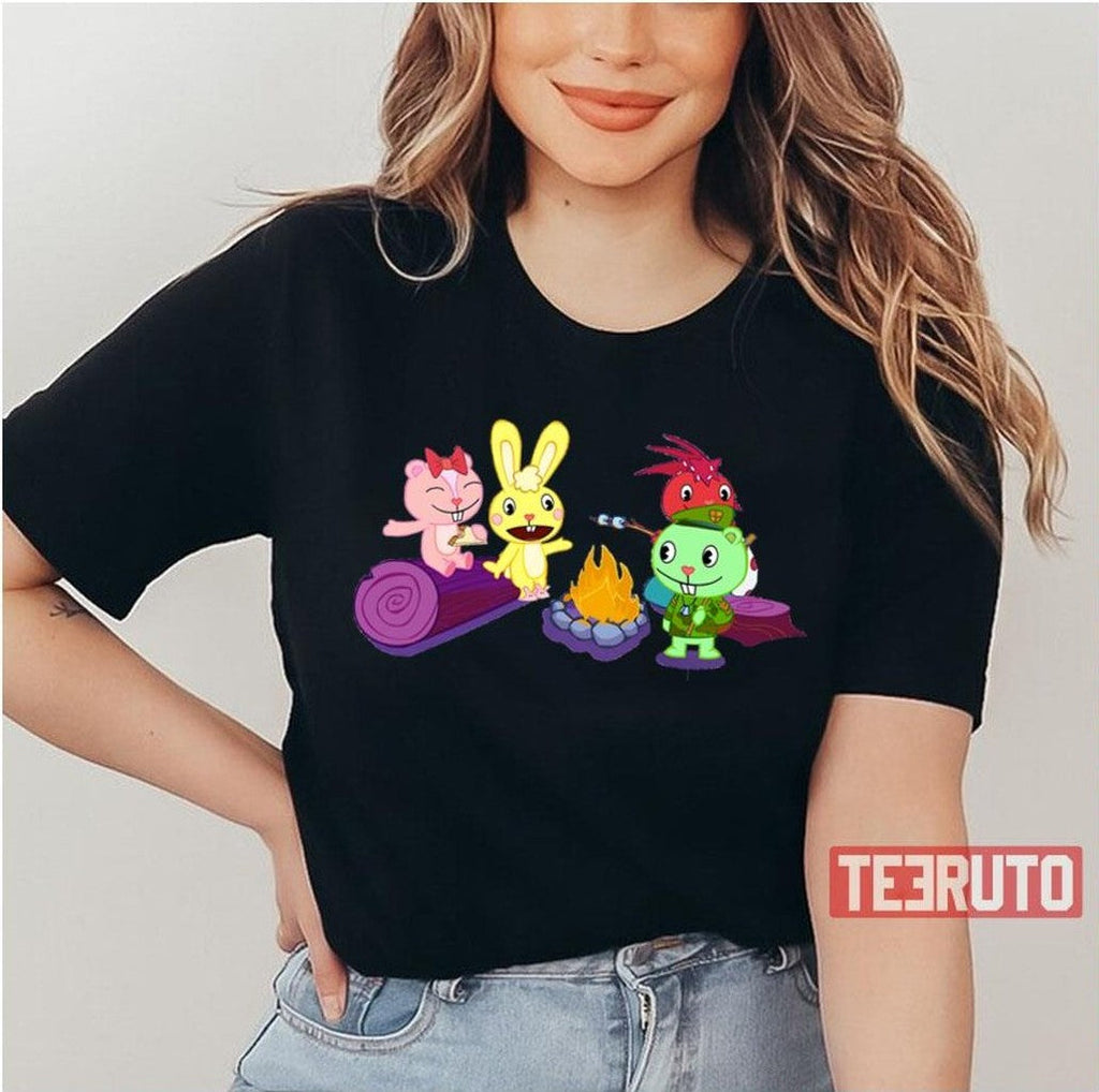 Ngiht Camp Happy Tree Friends Unisex T-Shirt