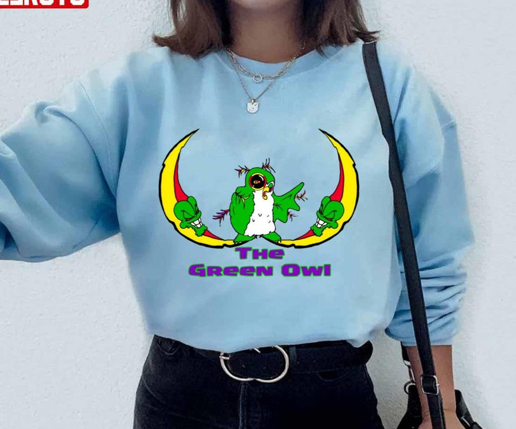 The Green Owl Lunar Edition Billie Jean's Haus Of TreezUnisex Hoodie