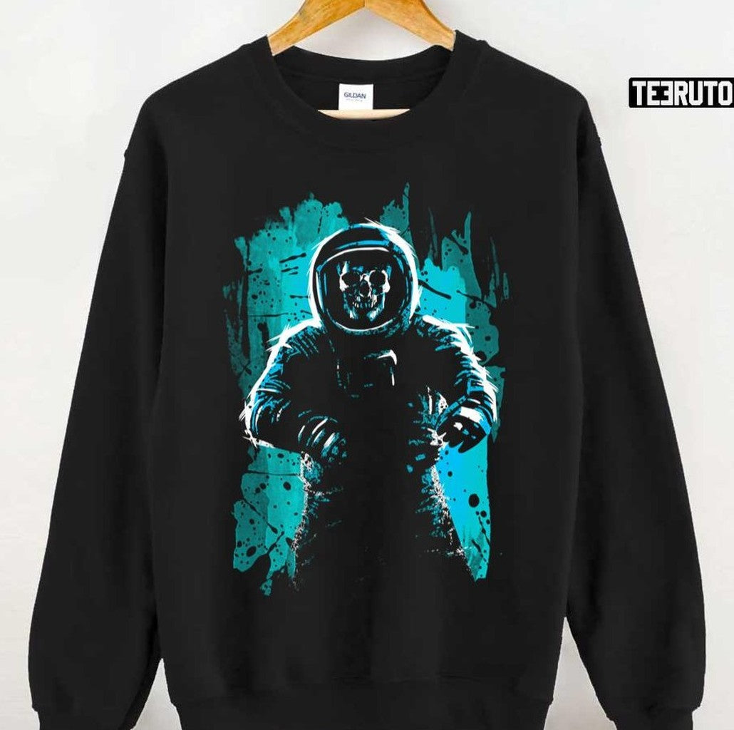 Astronaut Skull Blue Dead Space Unisex Sweatshirt