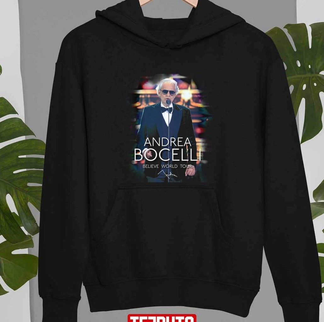 Believe World Tour Andrea Bocelli Unisex T-Shirt