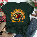 Patterned Rainbow My Favorite Turkeys Call Me Grandma Thanksgiving Family Unisex T-shirt