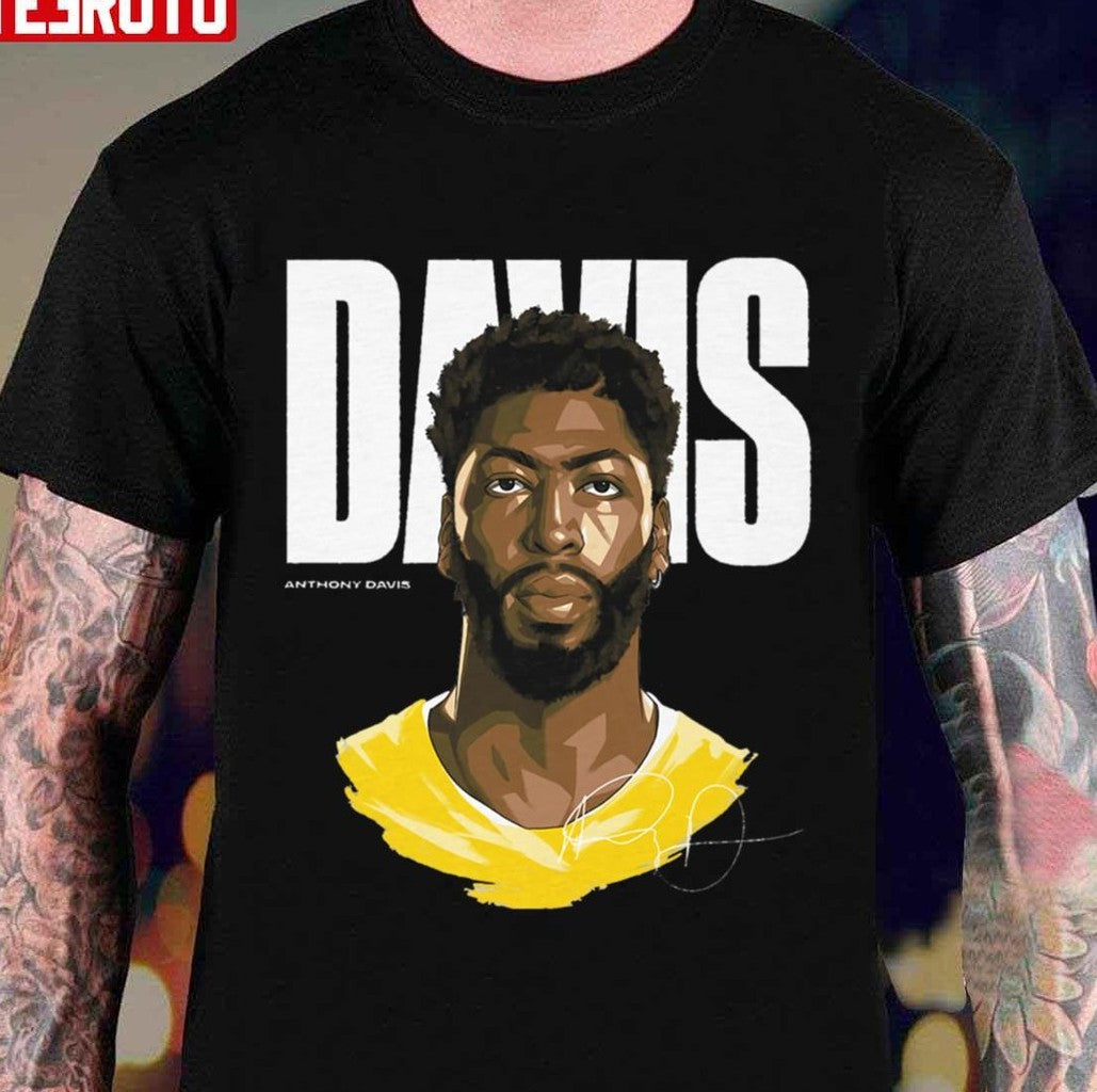 Portrait Of Anthony Davis Game Face Unisex T-Shirt