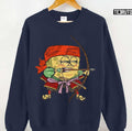 Samurai Spongebob And Arrow Unisex Sweatshirt