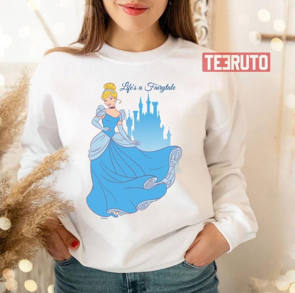 Animation Castle Graphic Cinderella Unisex T-Shirt