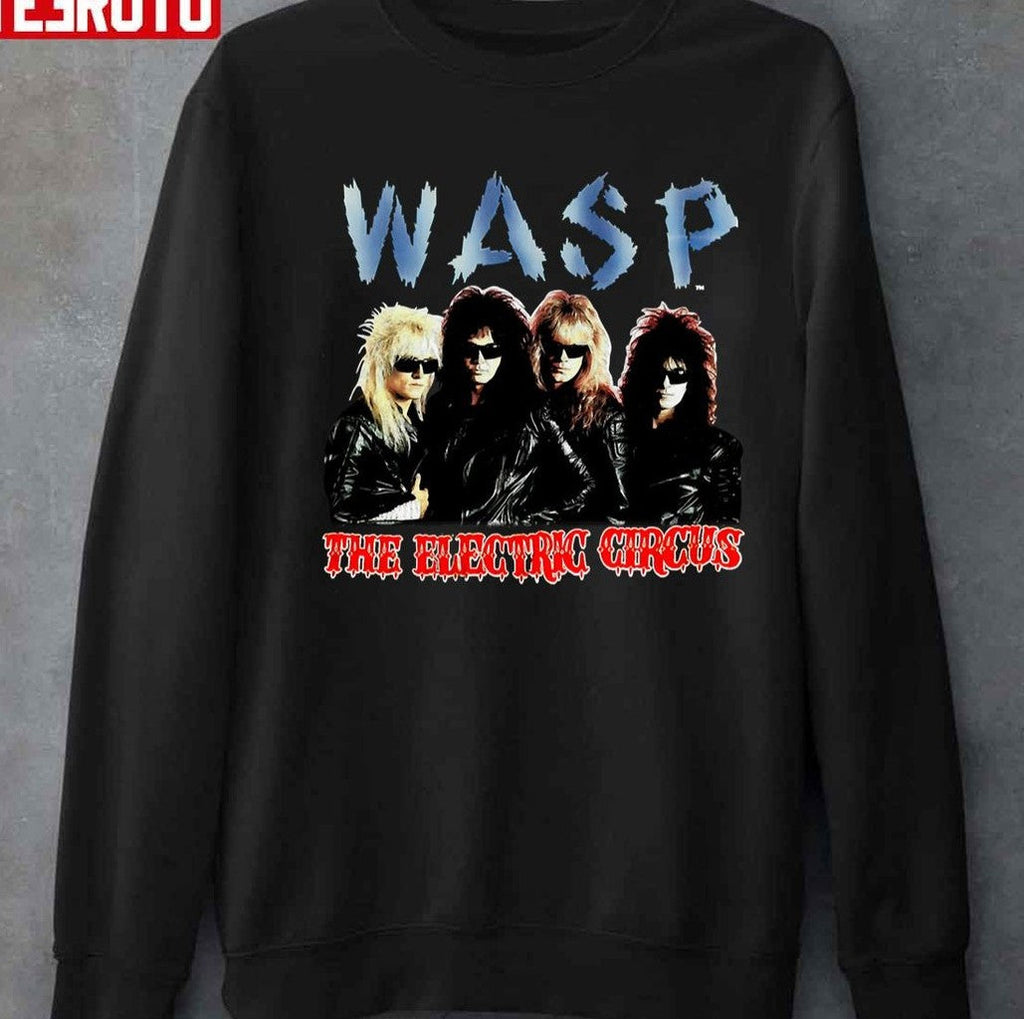 Band Wasp 1987 The Electric Circus Tour Concert Unisex T-shirt