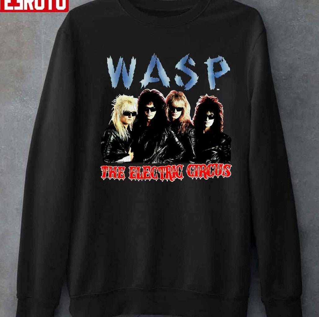 Band Wasp 1987 The Electric Circus Tour Concert Unisex T-shirt