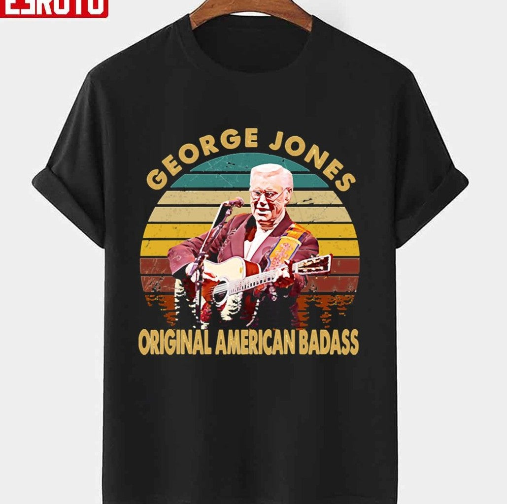 Original American Badass George Jones Country Musician Vintage Unisex T-Shirt