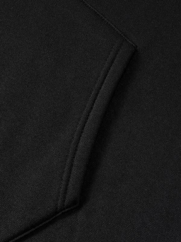 Unisex Men's Initial Print Drop Shoulder Essentials Hoodie, Fashion Sweatshirt with Drawstring Pockets, Men's Clothing, Gift for MenÂ 
