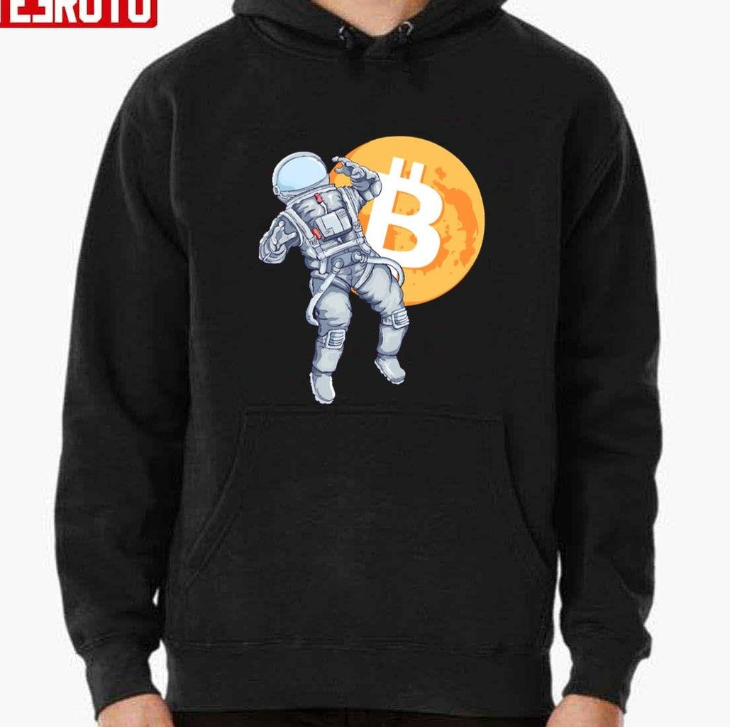 Bitcoin Astronaut Btc Mooning Unisex Sweatshirt