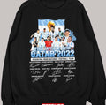 Signature Design Argentina Football World Cup Qatar 2022 Champion Unisex Sweatshirt