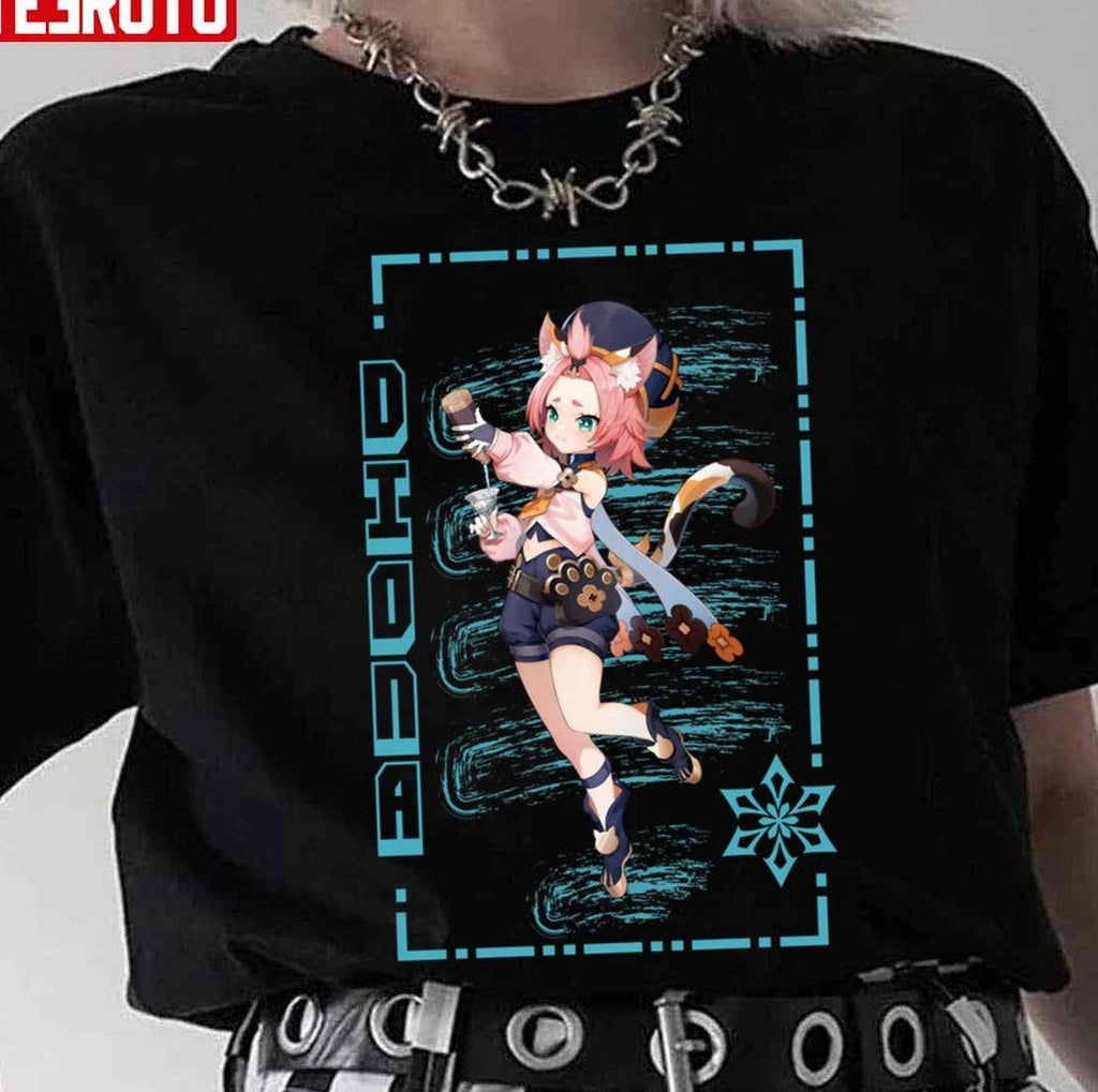 Snowflake Diona Design Genshin Impact Unisex T-Shirt