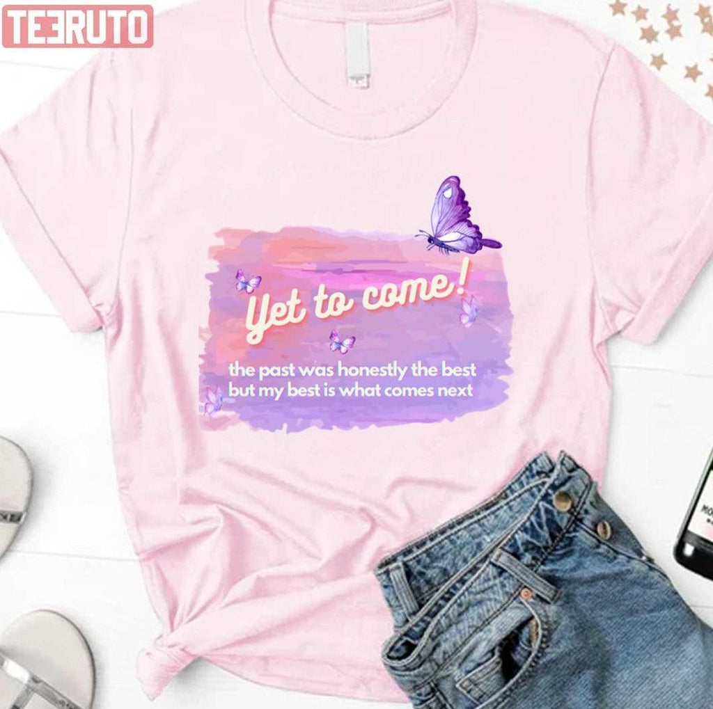 My Best Is What Comes Next Bts Yet To Come Butterfly Unisex Sweatshirt