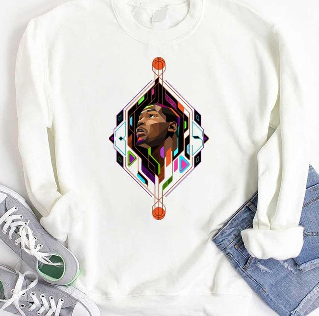 Ball Geometric Design Slim Reaper Kevin Durant Unisex Hoodie