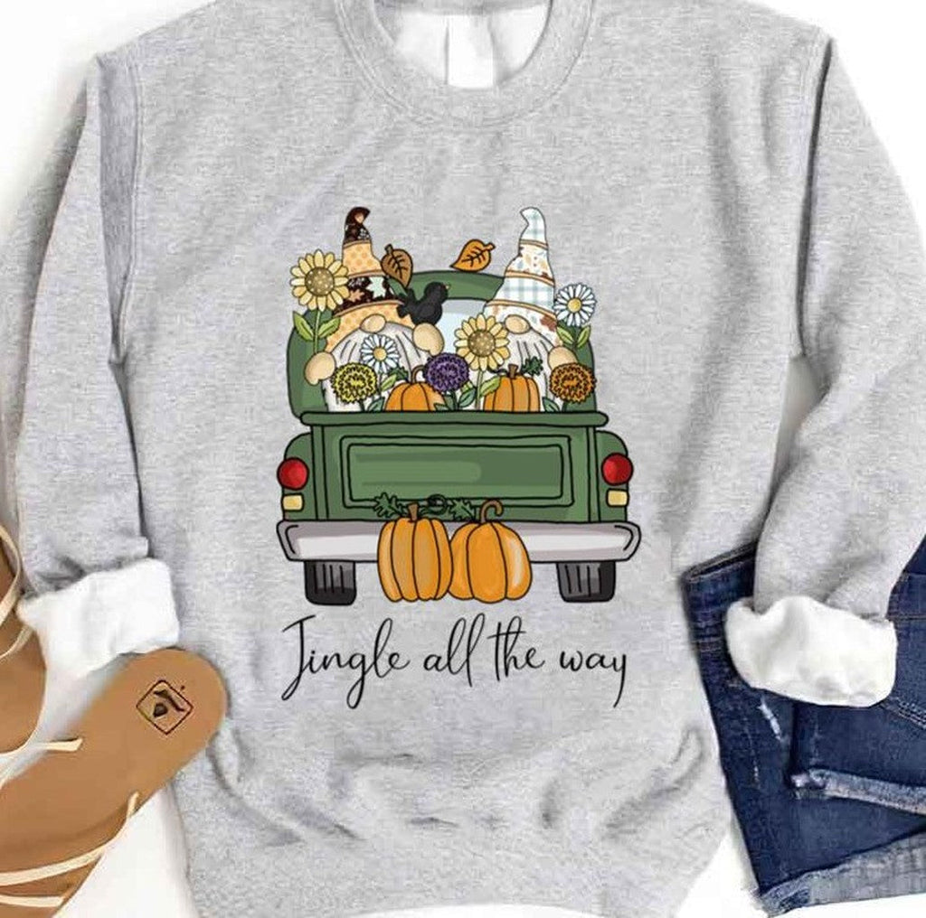 The Gnomes Autumn Jingle All The Way Unisex Sweatshirt