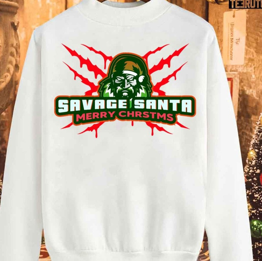 Savage Santa 2023 Christmas Unisex Sweatshirt