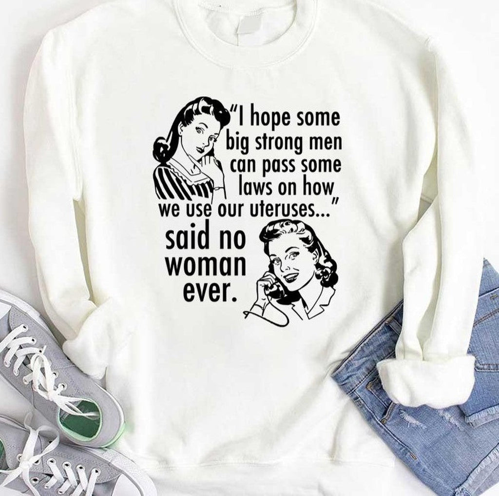 Pro Choice Vintage Humor Cartoon Quote Unisex T-Shirt