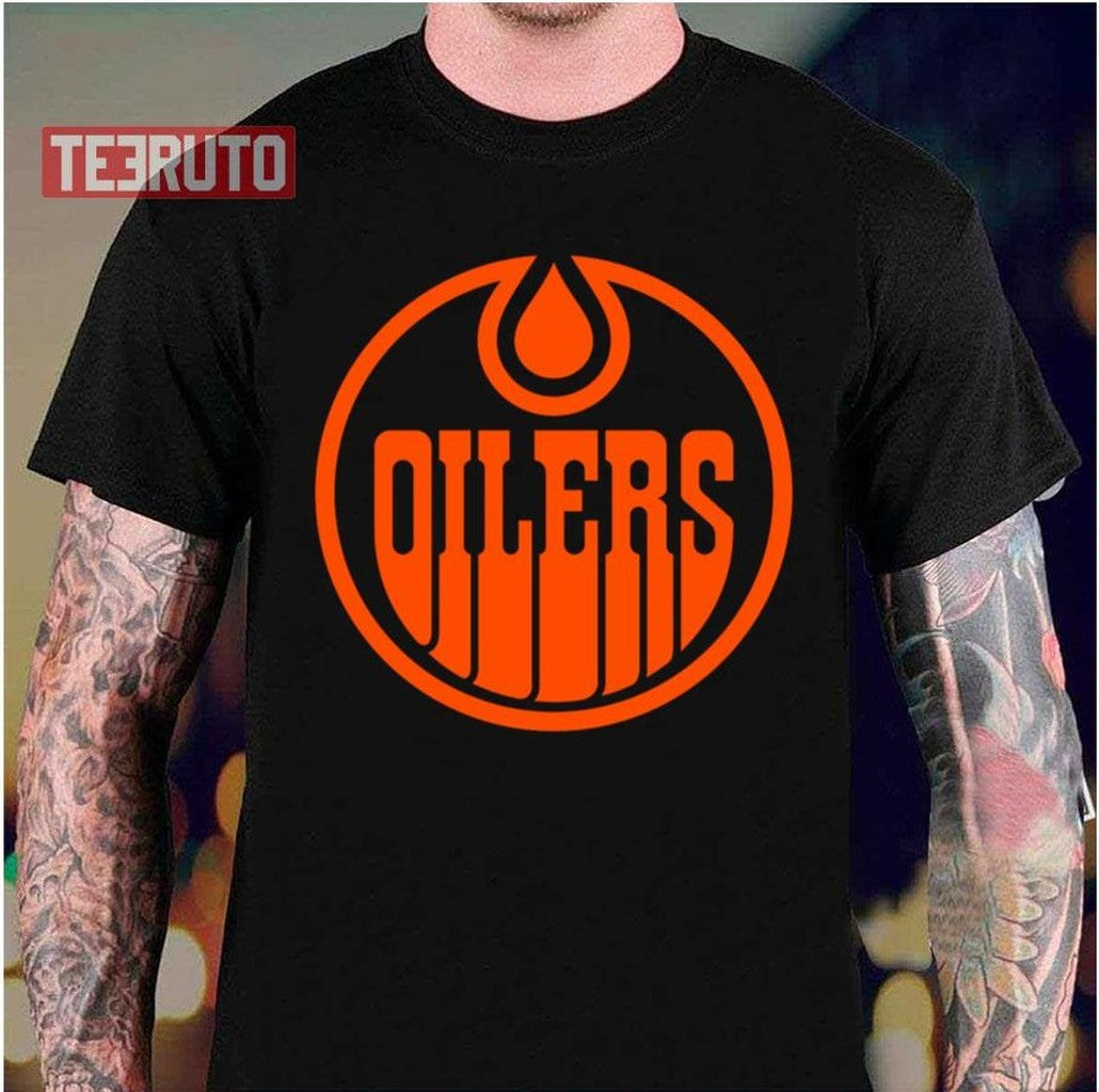 Orange Logo Oilers City Unisex T-Shirt