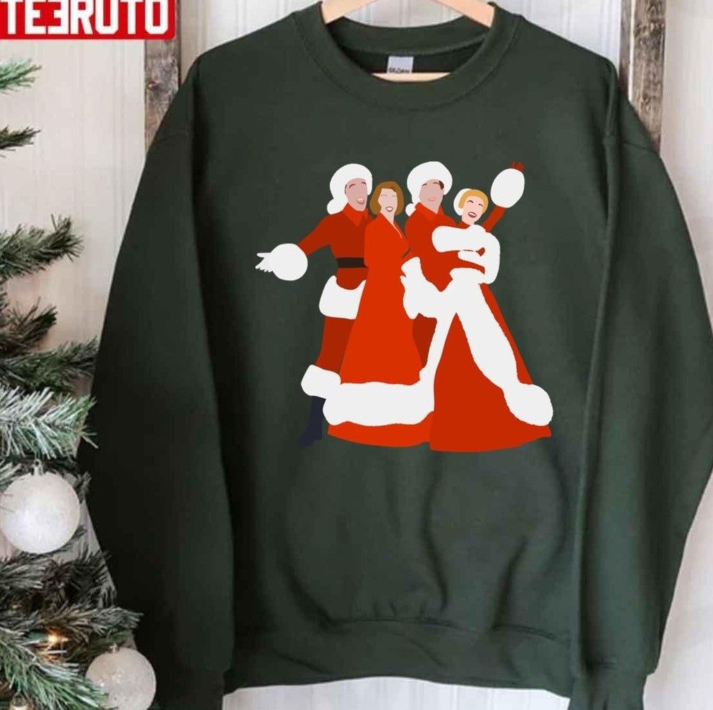 Movie White Christmas Minimalist Art Unisex T-shirt